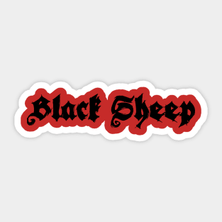 Black Sheep Sticker